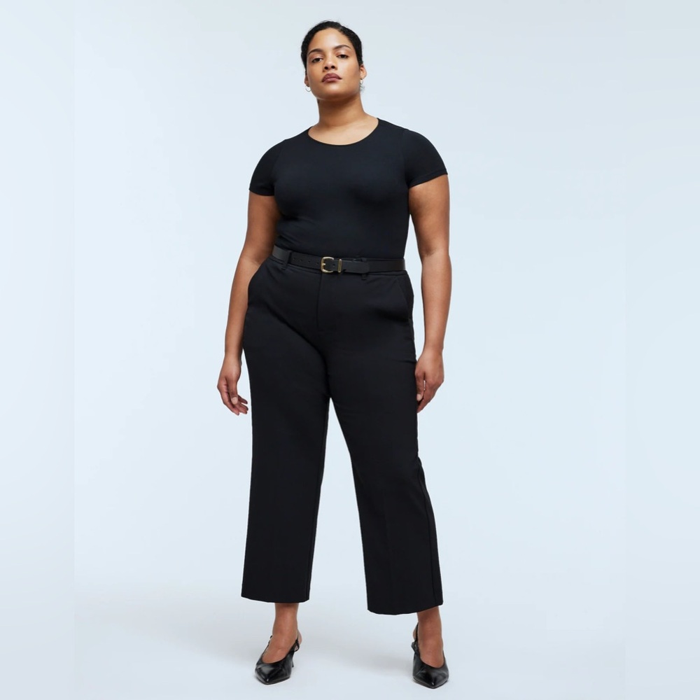 Madewell Black Boot-Cut Flare Pants